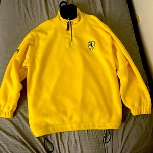 Vintage 90s 1997 Ferrari Small Logo Half Zipper Fleece